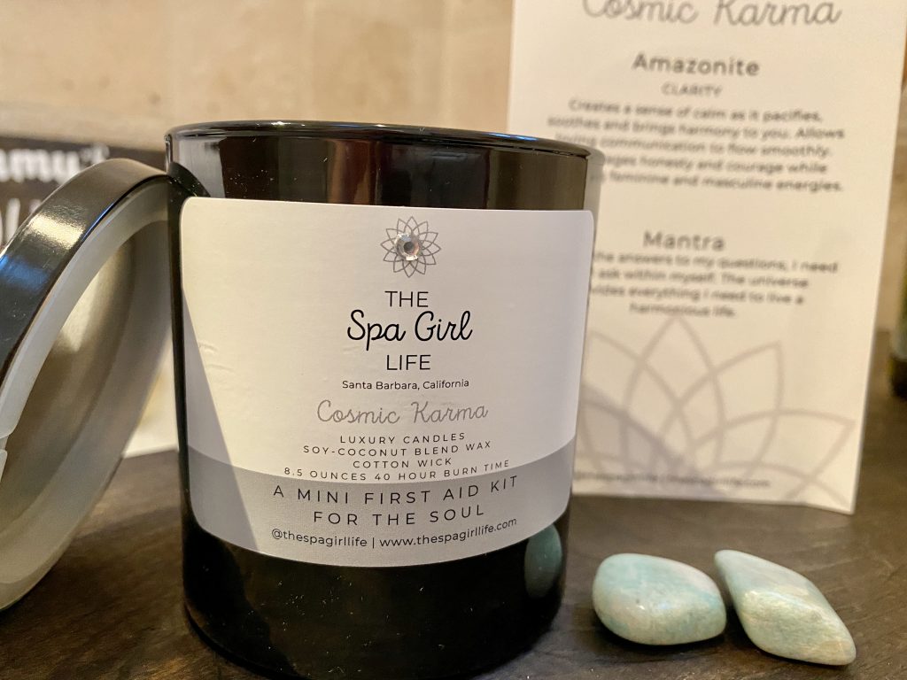The Spa Girl Life soy candle.