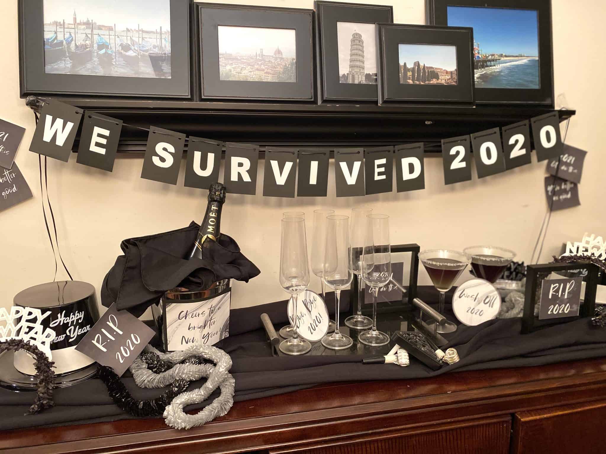 Super Stylish New Year’s Eve Bar Ideas Craft and Sparkle