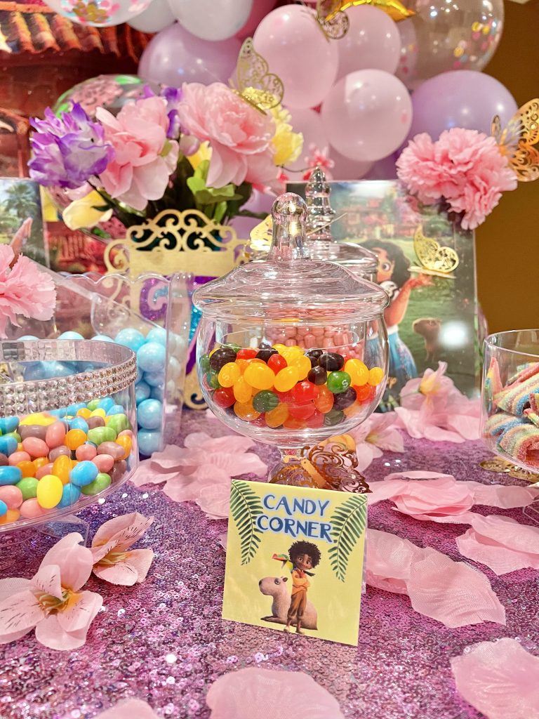 Encanto themed candy corner